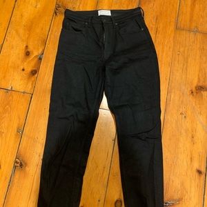 Everlane Black Cheeky Jeans size 28